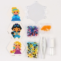 Набор мозаик 3 в 1 &laquo;Принцессы&raquo;, Авквамозайка, Термомозайка и мозаика из EVA, 4+