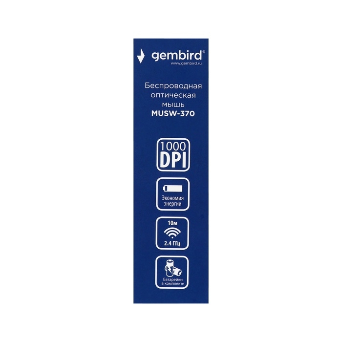 Мышь Gembird MUSW-370, беспроводная, оптическая, 1000 dpi, USB, розовая Мышь Gembird MUSW-370, беспроводная, оптическая, 1000 dpi, USB, розовая