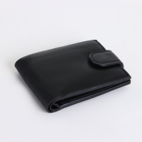 Портмоне мужское на кнопке, цвет чёрный Портмоне мужское на кнопке, цвет чёрный