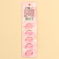 Кольца &laquo;Для маленькой принцессы&raquo; набор, 5 шт, 3,8 х 12 см