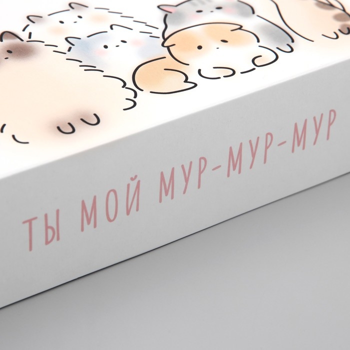Коробка подарочная складная, упаковка, &laquo;Моему котёнку&raquo;, 21 х 15 х 5 см