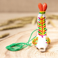 Филимоновская игрушка - свисток &laquo;Заяц&raquo;