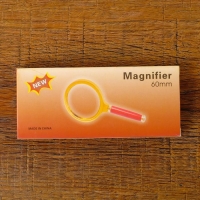 Лупа классическая в золотой оправе 6х, d=6см Лупа классическая в золотой оправе 6х, d=6см