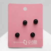 Набор значков (4 шт.) &laquo;Банан&raquo;, цветной в чёрном металле