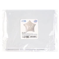 Шар фольгированный 68" &laquo;Звезда гигант&raquo;, цвет белый