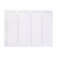 Ежедневник датированный 2024 года, А5, 176 листов, Attomex.Regent, обложка бумвинил, ляссе, блок 70 г/м2, коричневый