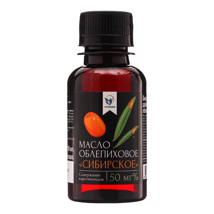 Масло облепиховое Vitamuno Масло облепиховое Vitamuno "Сибирское", 100 мл