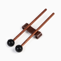 Глюкофон - музыкальный инструмент, черный, 11 лепестков, 17 х 8 см Глюкофон - музыкальный инструмент, черный, 11 лепестков, 17 х 8 см