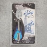 Ложка сувенирная &laquo;Север&raquo;, с гравировкой, 3 х 14 см