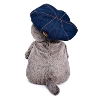 Мягкая игрушка &laquo;Басик в джинсовой кепке&raquo;, 19 см