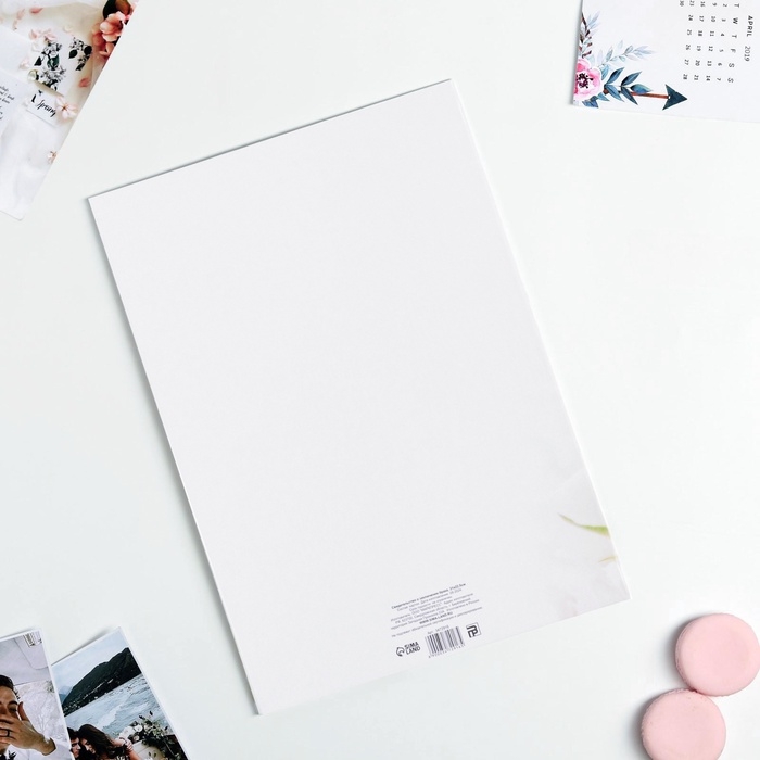 Папка для свидетельства о заключении брака &laquo;Белые розы&raquo;, А4