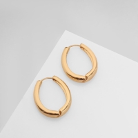 Серьги металл &laquo;Богема&raquo; вираж, цвет золото