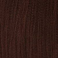 SIM-BRAIDS Канекалон однотонный, гофрированный, 65 см, 90 гр, цвет тёмно-русый(#8)