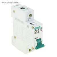 Выключатель автоматический, однополюсный, 25А