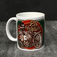 Кружка &laquo;23 февраля&raquo; Байкер, 320 мл
