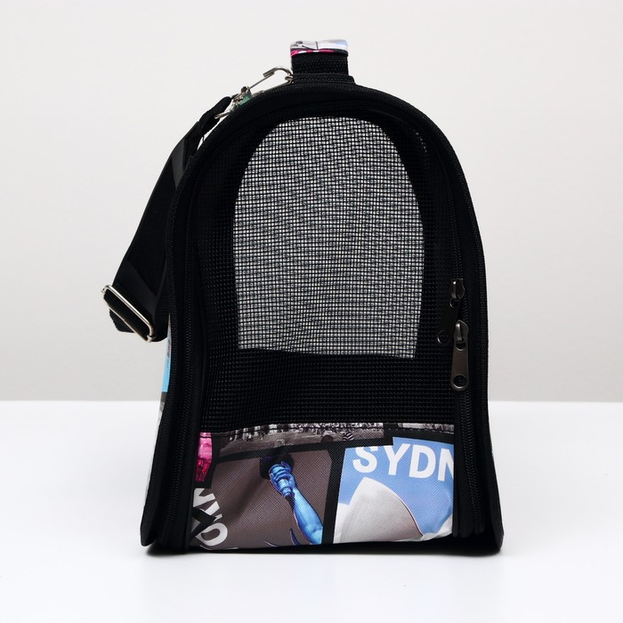 Сумка - переноска для животных Сумка - переноска для животных "Путешественник", размер M, 40 х 21 х 27 см