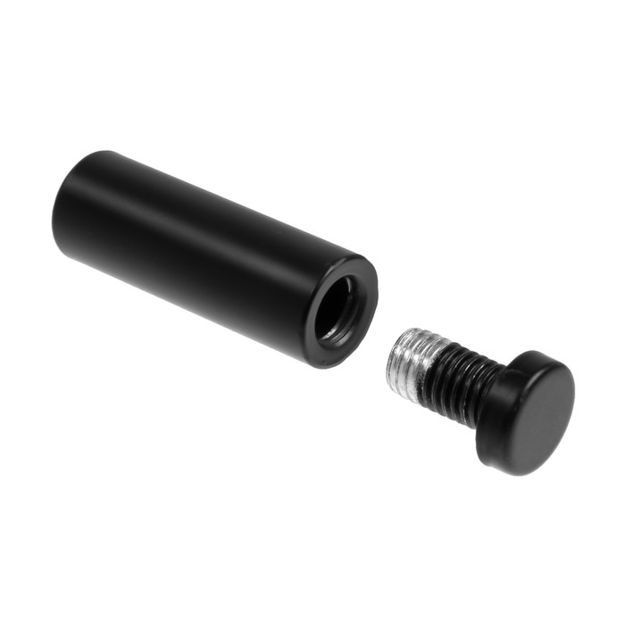 Дистанционный держатель для табличек, 16х50 мм, цвет черный,набор 6 шт. Дистанционный держатель для табличек, 16х50 мм, цвет черный,набор 6 шт.