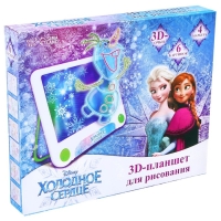3D-планшет для рисования &laquo;Холодное сердце&raquo;, неоновые маркеры, световые эффекты, с карточками