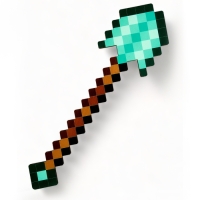 Лопата деревянная &laquo;Пиксельная алмазная&raquo;, длина 34,5 см