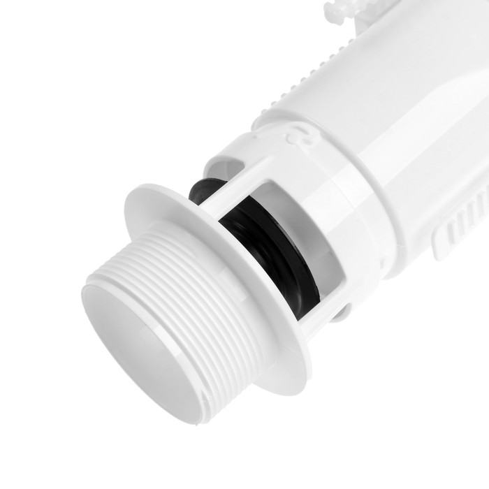 Арматура для смывных бачков "АНИ Пласт" WC6050 Эконом, с боковой подводкой 1/2", белая кнопк