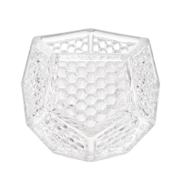 Подсвечник стекло на 1 свечу "Додекаэдр" прозрачный 6х8х7,5 см