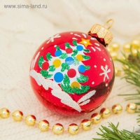 Набор новогодних шаров "Волшебство" d-6 см (набор 5 шт) Набор новогодних шаров "Волшебство" d-6 см (набор 5 шт)