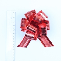 Бант-шар No3,2 полоса, красный Бант-шар No3,2 полоса, красный