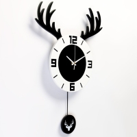 Часы настенные, серия: Маятник, "Охотник", плавный ход, 37х52 см Часы настенные, серия: Маятник, "Охотник", плавный ход, 37х52 см