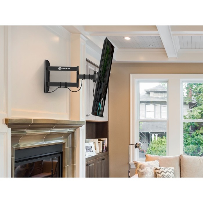 Кронштейн ONKRON M4S, для ТВ, наклонно-поворотный, 17 Кронштейн ONKRON M4S, для ТВ, наклонно-поворотный, 17"-43", 55 - 500 мм от стены, черный