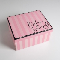 Коробка подарочная складная, упаковка, &laquo;Для тебя&raquo;, 31 х 25.5 х 16 см
