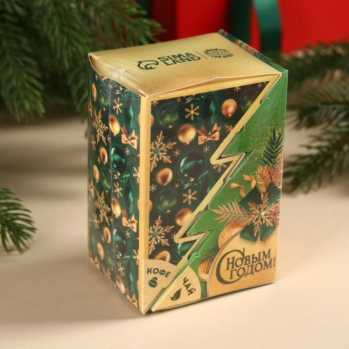Подарочный набор новогодний &laquo;Новый год подарит сказку&raquo;: чай, кофе