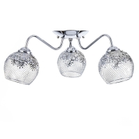 Люстра "Лаура" 3x60Вт E27 хром 54х54х29 см. Люстра "Лаура" 3x60Вт E27 хром 54х54х29 см.