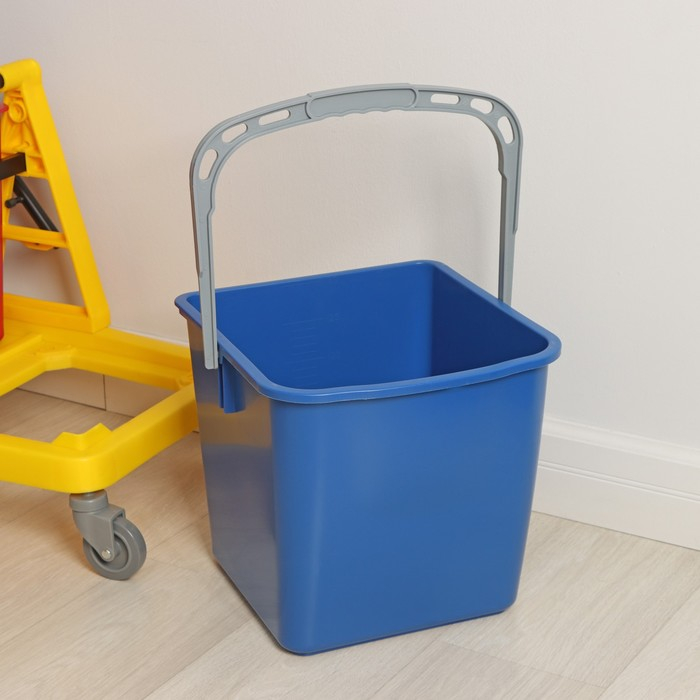 Тележка уборочная двухведерная, с отжимом, 46 л Тележка уборочная двухведерная, с отжимом, 46 л