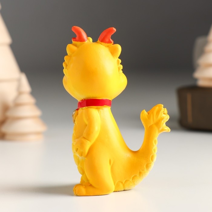 Сувенир полистоун "Маленький дракоша с рожками" МИКС 6х4х8 см