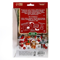 Валяние из шерсти на новый год. Игрушка своими руками &laquo;Кролик с подарком&raquo;, новогодний набор для творчества