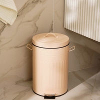 Ведро для мусора SL Home, 5 л, 28&times;21&times;31 см, цвет бежевый