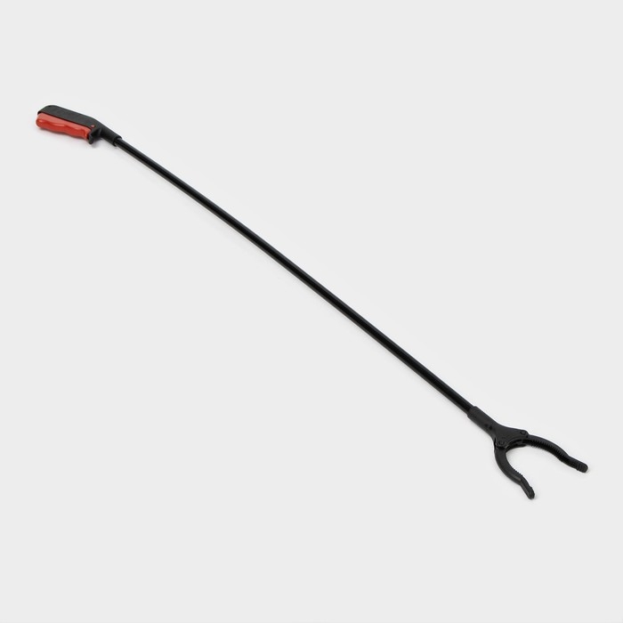 Захват для мусора, 9&times;96 см, пластиковые держатели, цвет чёрный