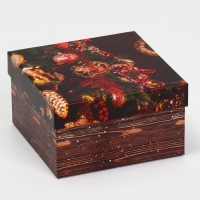 Набор подарочных коробок 6в1 &laquo;С Новым годом&raquo;, 10 х 10 х 6 - 20 х 20 х 11 см, Новый год