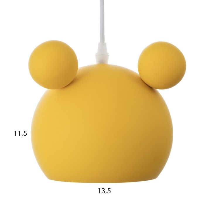 Светильник BayerLux "Барни" 3хЕ27 40Вт желтый белый зеленый 35х35х30-130см