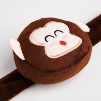 Кошелёк-браслет на молнии, цвет коричневый