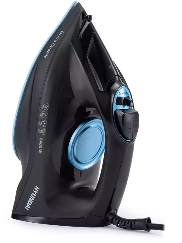 Утюг H-SI01557 2400Вт черный голубой