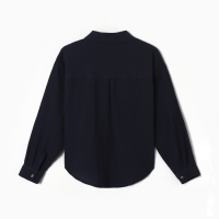 Рубашка женская оверсайз MIST Muslin размер XS, цв. серый