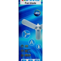 Лампа светодиодная, 30 Вт, E27, 6500K, 220 В, 3 лепестка, белый