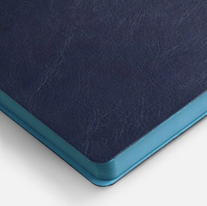 Ежедневник Doppio, недатированный, синий с голубым