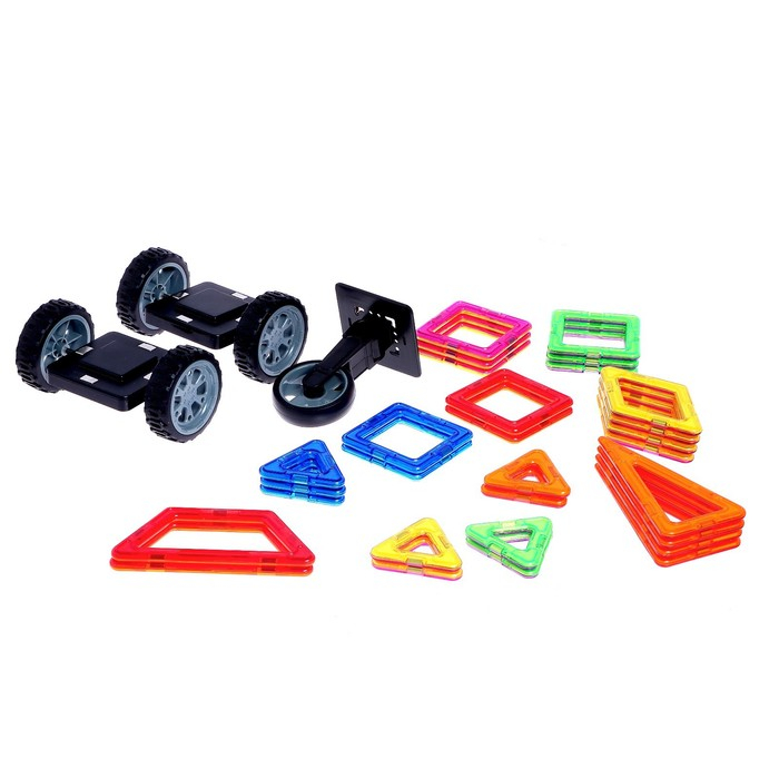 Конструктор магнитный «Цветные магниты», 32 детали Конструктор магнитный «Цветные магниты», 32 детали