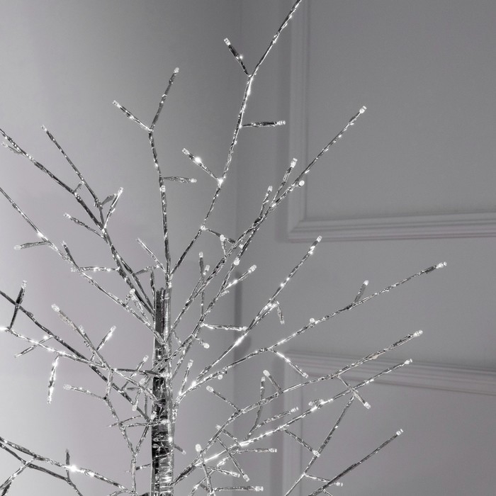 Светодиодное дерево &laquo;Серебристое&raquo; 1.5 м, 150 LED, постоянное свечение, 220 В, свечение белое