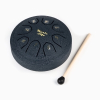 Глюкофон - музыкальный инструмент, Music Life, чёрный, 11,4 см, 8 лепестков Глюкофон - музыкальный инструмент, Music Life, чёрный, 11,4 см, 8 лепестков