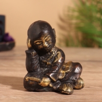 Сувенир бронза "Монах" 7х6х7 см