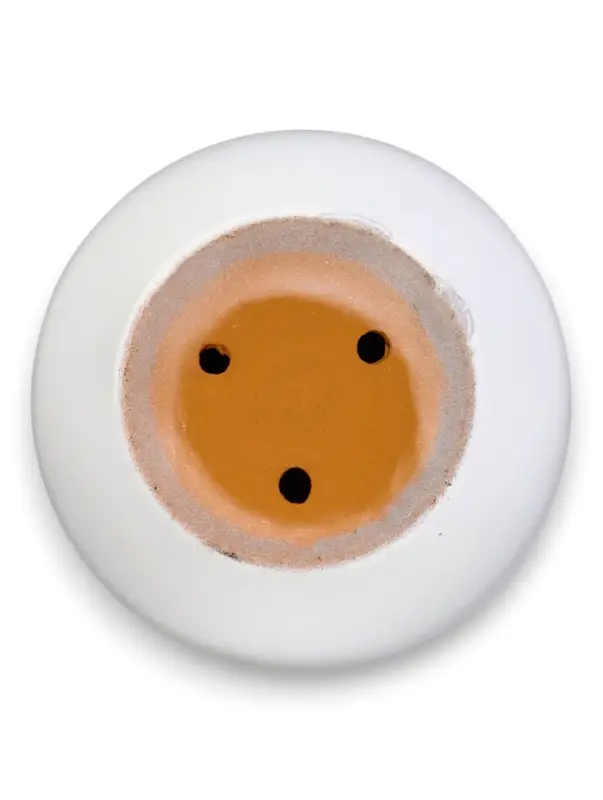 Горшок цветочный с поддоном 2,5 л, d18/h16 см серый керамика, "Туман" (М)