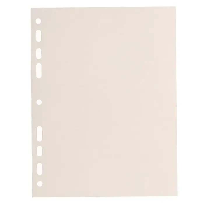 Набор разделителей листов А5 Office-2000, 5 листов без индексации, цветные, пластик 120 мкм